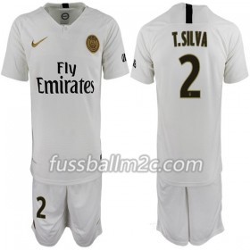 Fußballtrikots Paris Saint-Germain T. Silva 2 Kinder Auswärts Trikotsatz 2018-2019